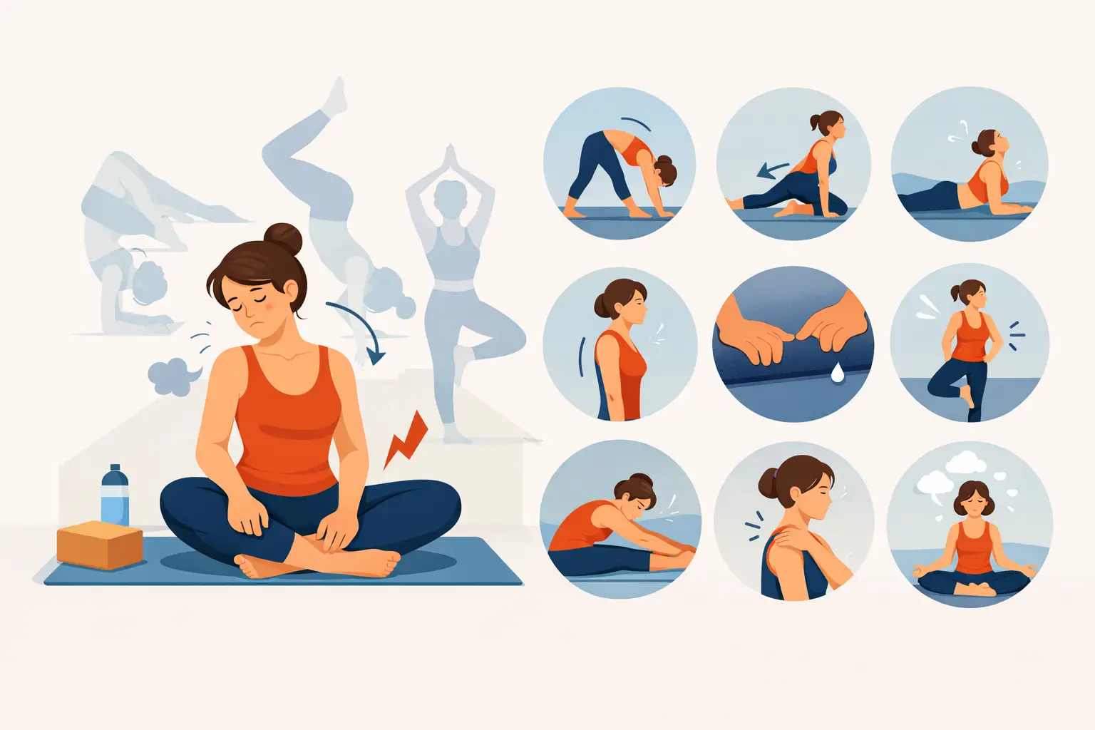 9 errori comuni nello yoga per principianti